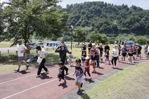 最後はみんなでファンラン